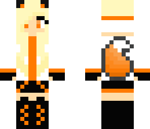 orange wolf girl