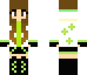 neon green girl