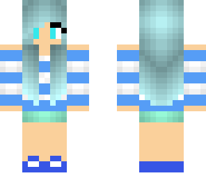 pretty blue girl