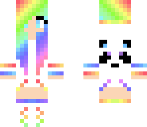 rainbow girl