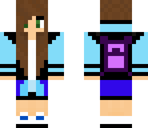 re colored backpack girl