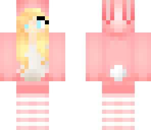 girl pink bunny