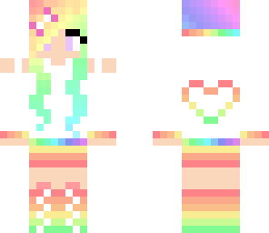 rainbow girl