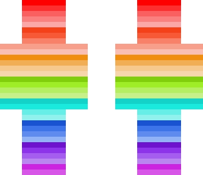 rainbow skin