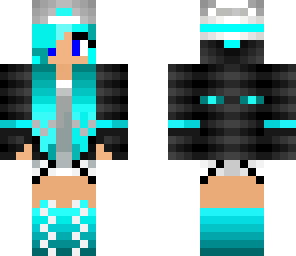 cyan enderman
