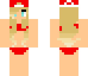 red tomboy bikini