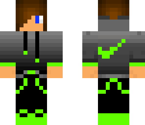 green nike boy