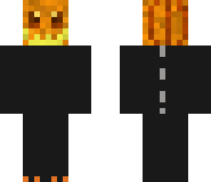 dragon man with pumpkin head