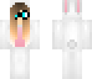 easter bunny girl with glasses
