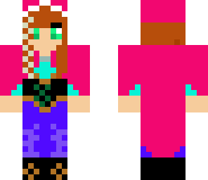 anna from frozen with hat