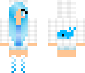 blue whale girl