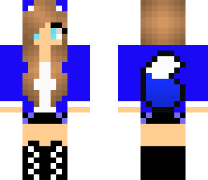 blue wolf girl