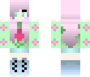 pastel flower girl