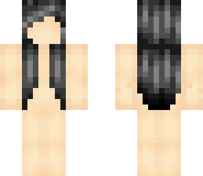 long black hair