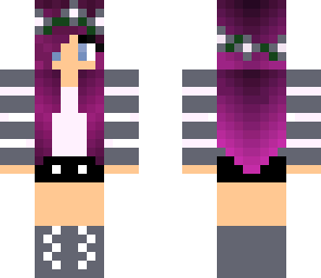 pink hair tumblr girl