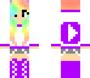 purple youtube girl