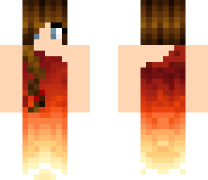 on fire