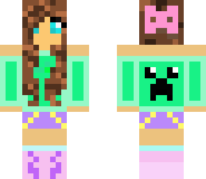 kawaii creeper girl