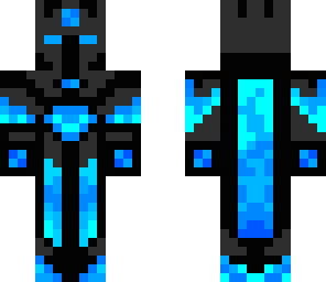 fiery blue knight