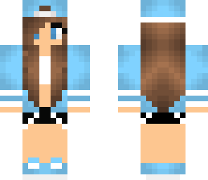 blue cool girl