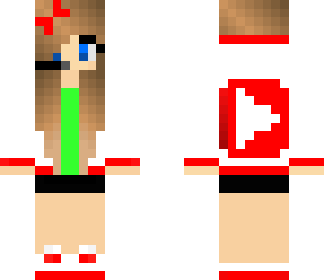 red and green youtube girl