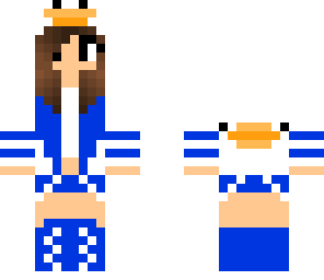 edit of a white duck
