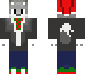 christmas emerald wolf
