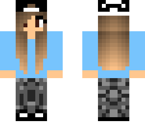 blue shirt girl