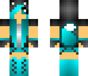 blue wolf girl