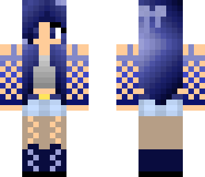 blue school girl