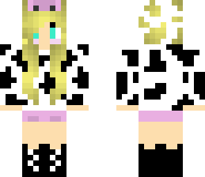 cow hoodie girl