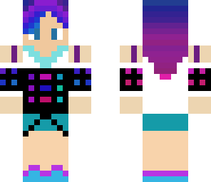 blue to purple