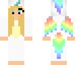 blond unicorn girl