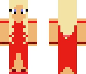 a girl with a dress on
