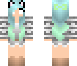 cute herobrine girl