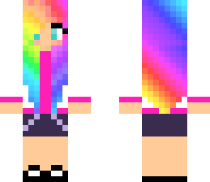 rainbow girl