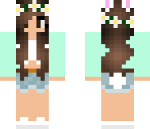 spring bunny girl