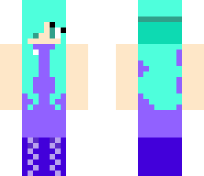 blue gamer girl