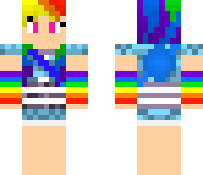 rainbow dash human