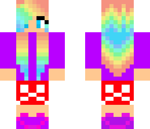 rainbow girl