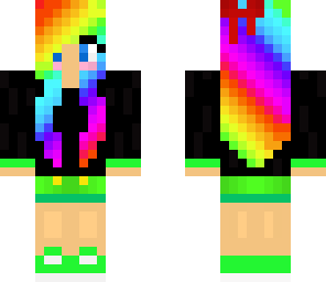 rainbow girl