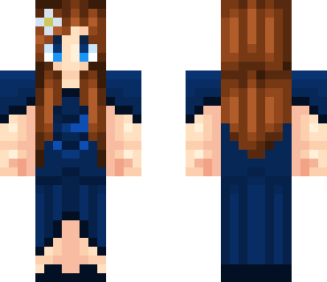 maiden in blue