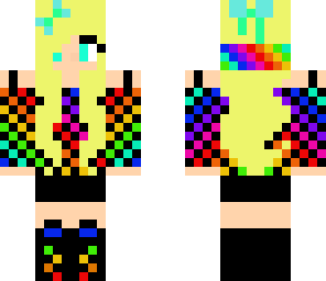 rainbow girl