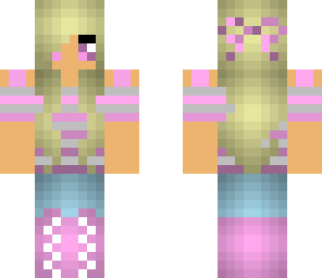pink blond girl