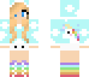 edited unicorn girl