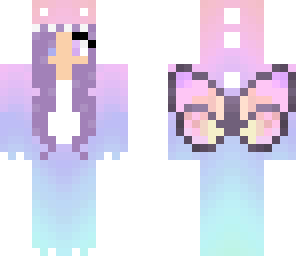 pastel dino girl