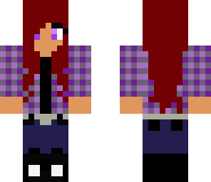plaid in purple