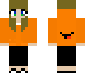 orange hoodie derp face aka my bff