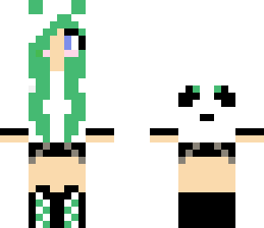 green panda