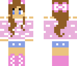 cute pink girl